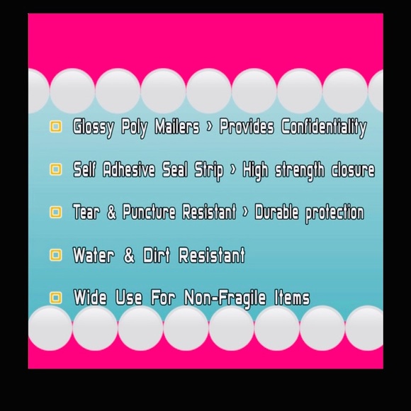 25ct 6x9’ Polymailer Bags~BONUS! Free Thank You Stickers Included 🍃🆕🍃 - Picture 3 of 9